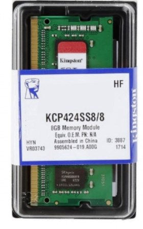Kingston 8GB DDR4 2400Mhz Non ECC SODIMM Memory