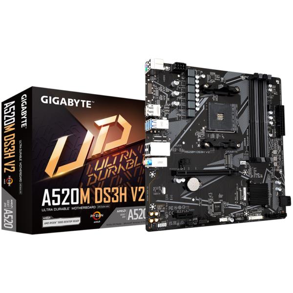 Gigabyte A520M DS3H V2 Motherboard For AMD AM4 CPU